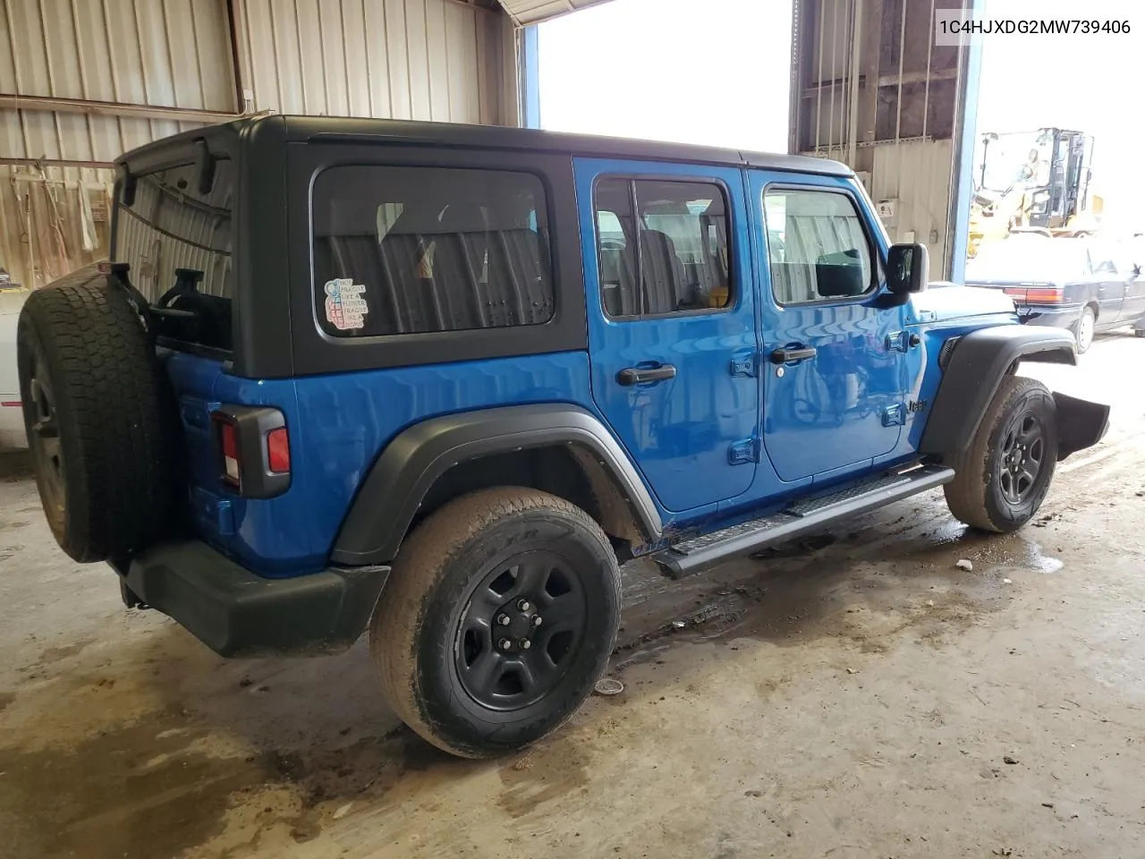 1C4HJXDG2MW739406 2021 Jeep Wrangler Unlimited Sport