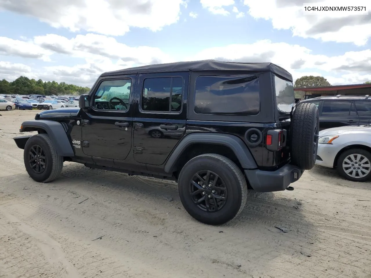 2021 Jeep Wrangler Unlimited Sport VIN: 1C4HJXDNXMW573571 Lot: 70379974