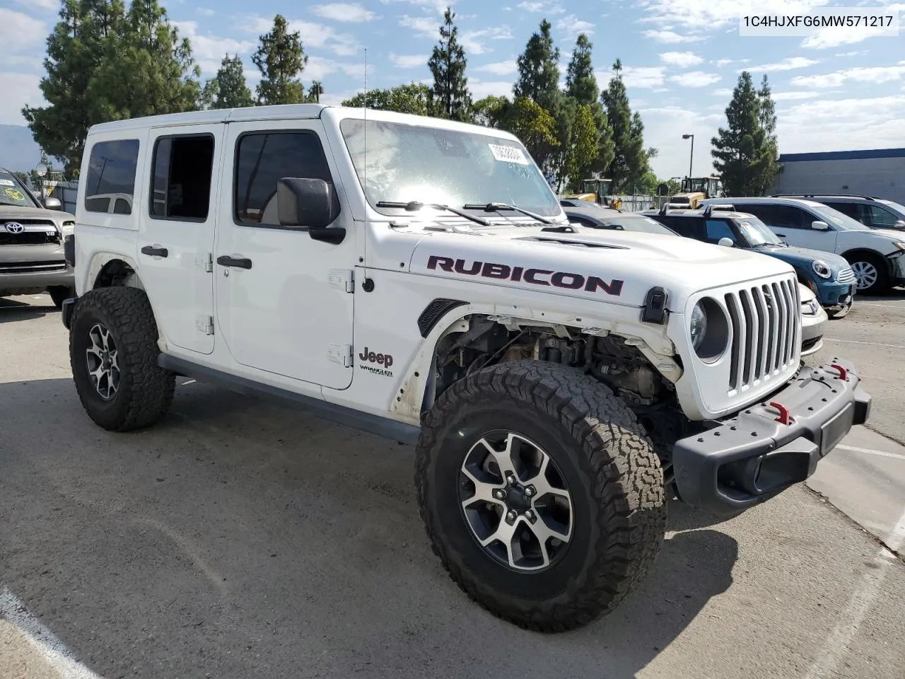 1C4HJXFG6MW571217 2021 Jeep Wrangler Unlimited Rubicon