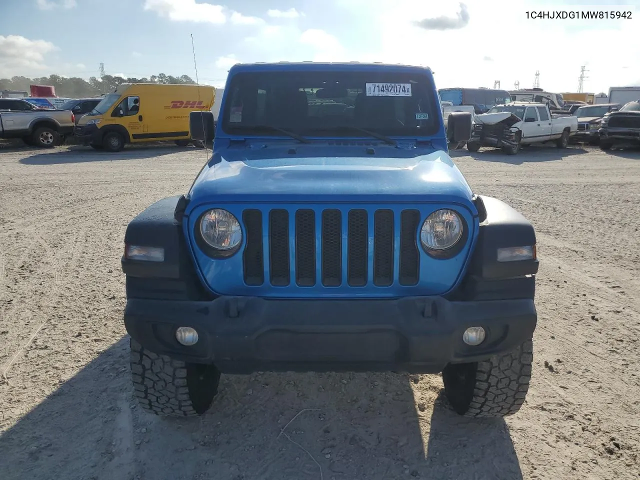 1C4HJXDG1MW815942 2021 Jeep Wrangler Unlimited Sport