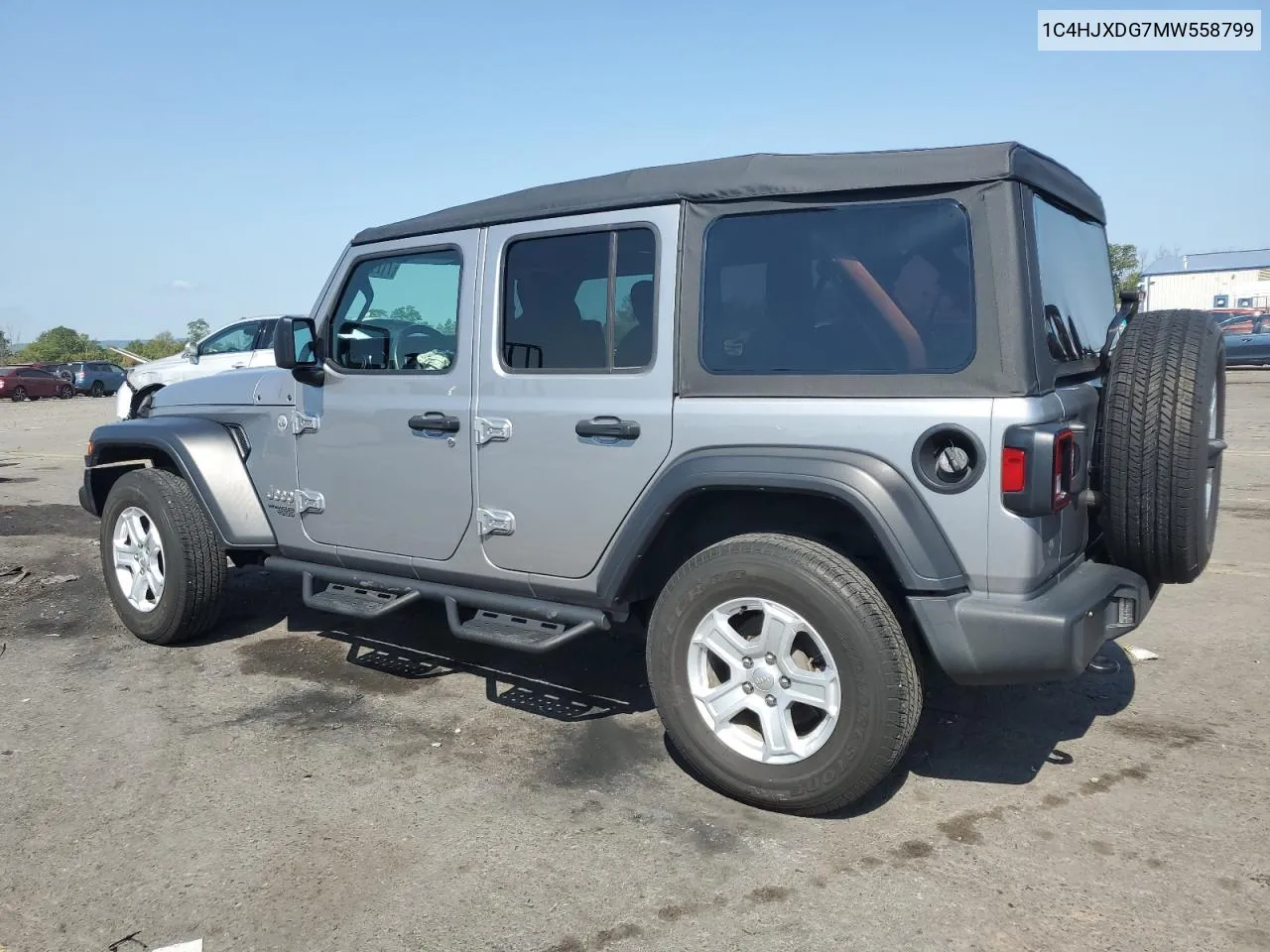 2021 Jeep Wrangler Unlimited Sport VIN: 1C4HJXDG7MW558799 Lot: 71713754