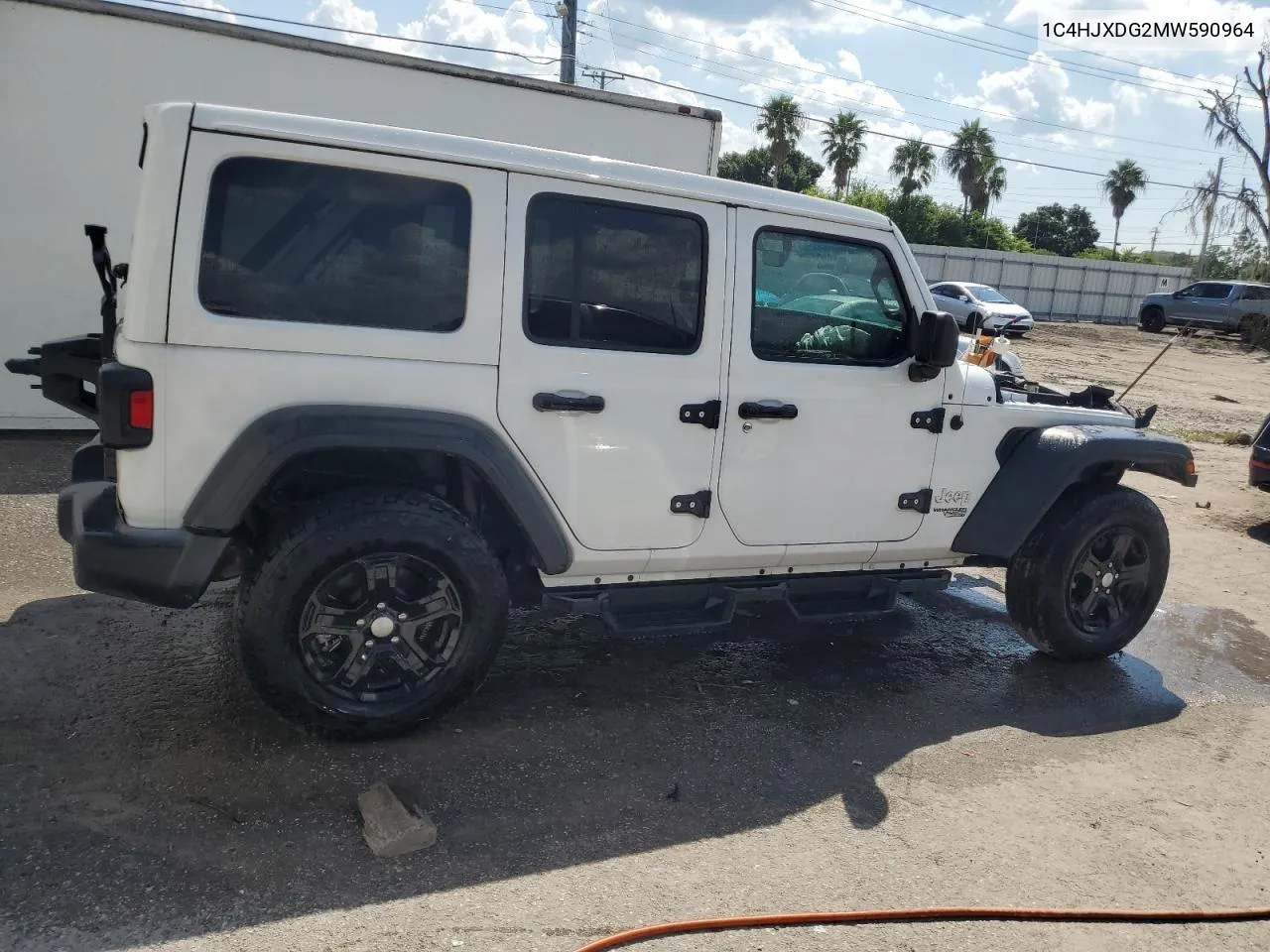 2021 Jeep Wrangler Unlimited Sport VIN: 1C4HJXDG2MW590964 Lot: 72263454