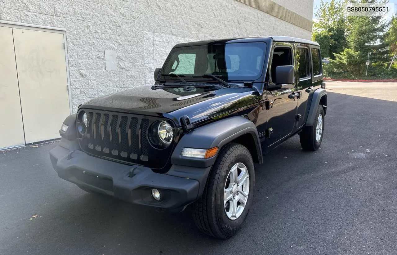 2021 Jeep Wrangler L VIN: BS8050795551 Lot: 72772394