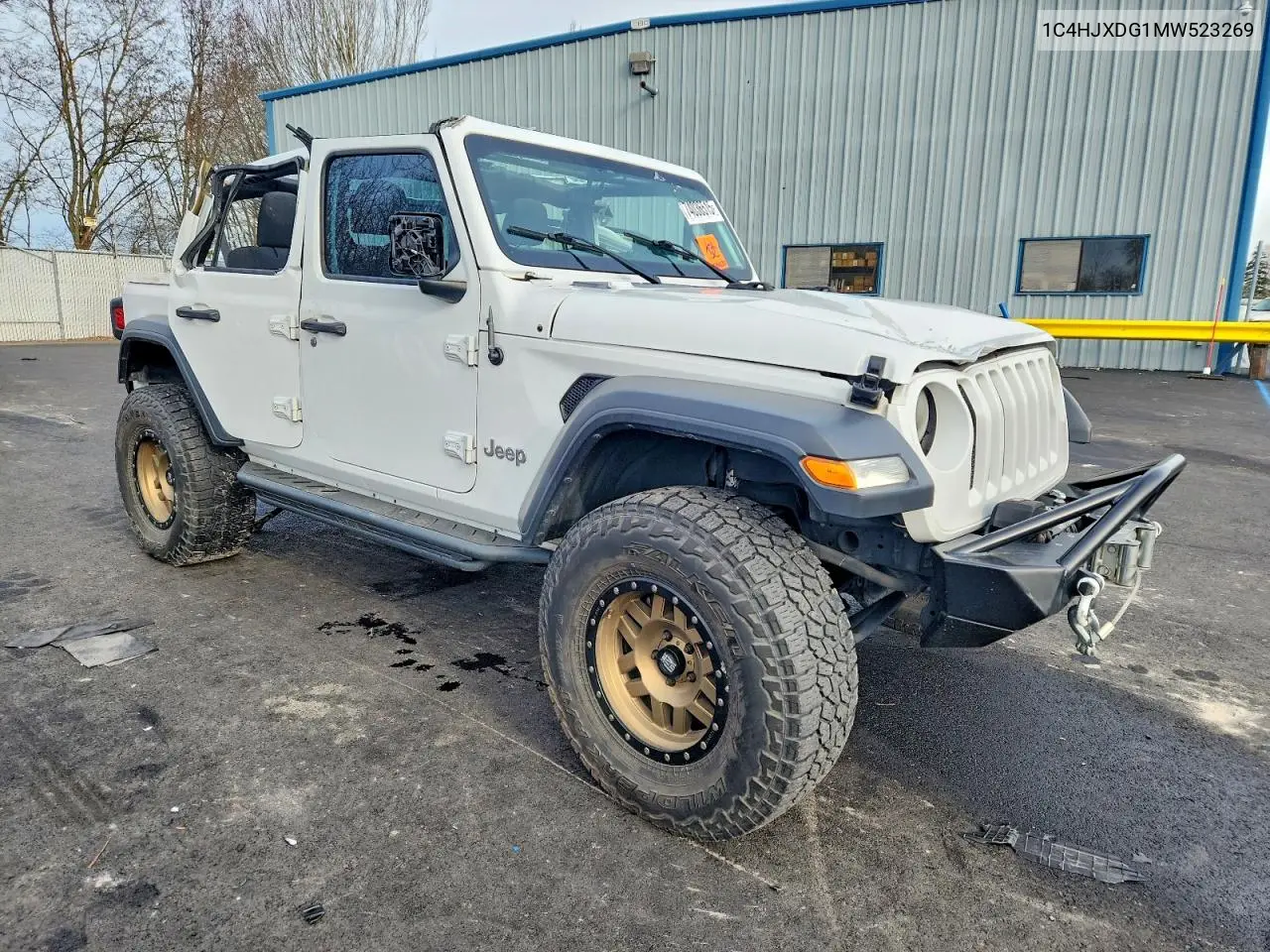 1C4HJXDG1MW523269 2021 Jeep Wrangler Unlimited Sport