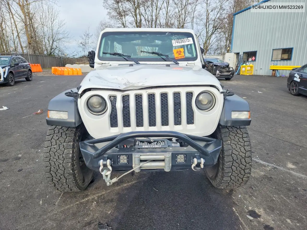 1C4HJXDG1MW523269 2021 Jeep Wrangler Unlimited Sport