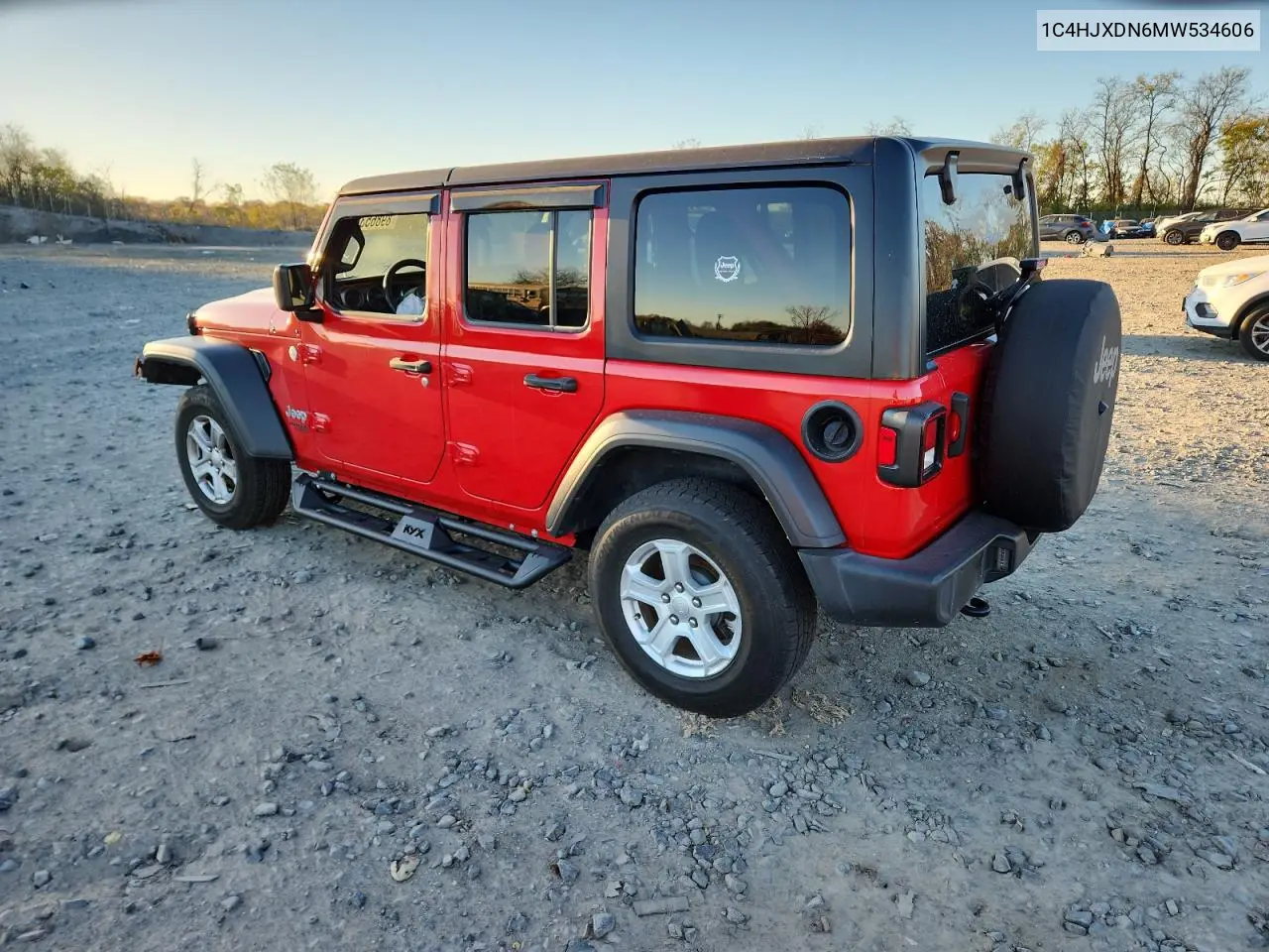 1C4HJXDN6MW534606 2021 Jeep Wrangler Unlimited Sport
