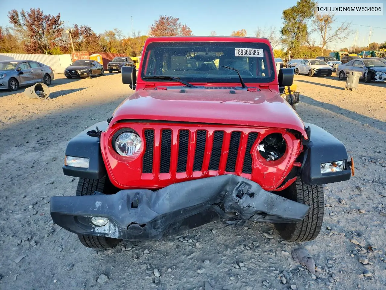 1C4HJXDN6MW534606 2021 Jeep Wrangler Unlimited Sport