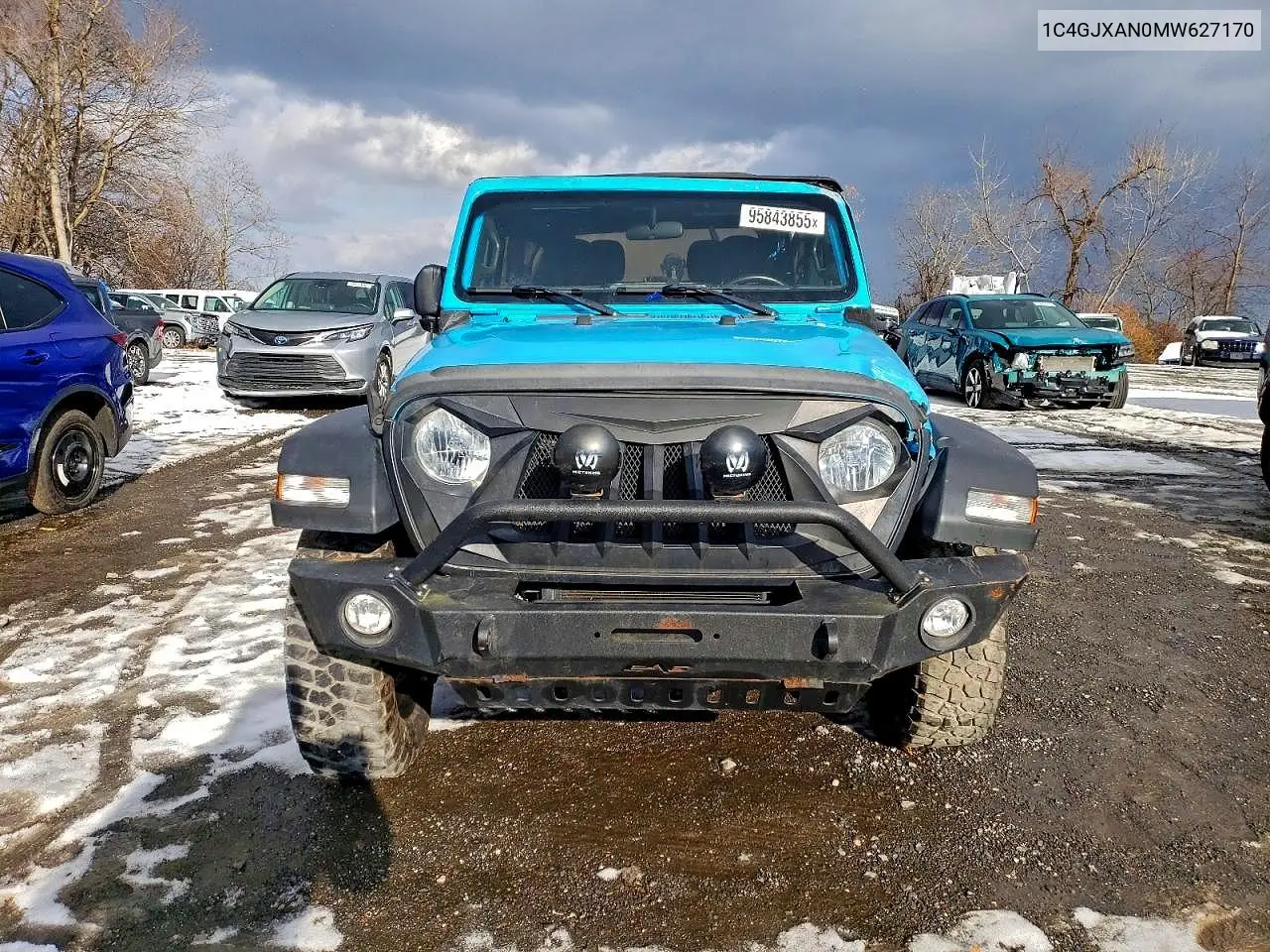 1C4GJXAN0MW627170 2021 Jeep Wrangler Sport