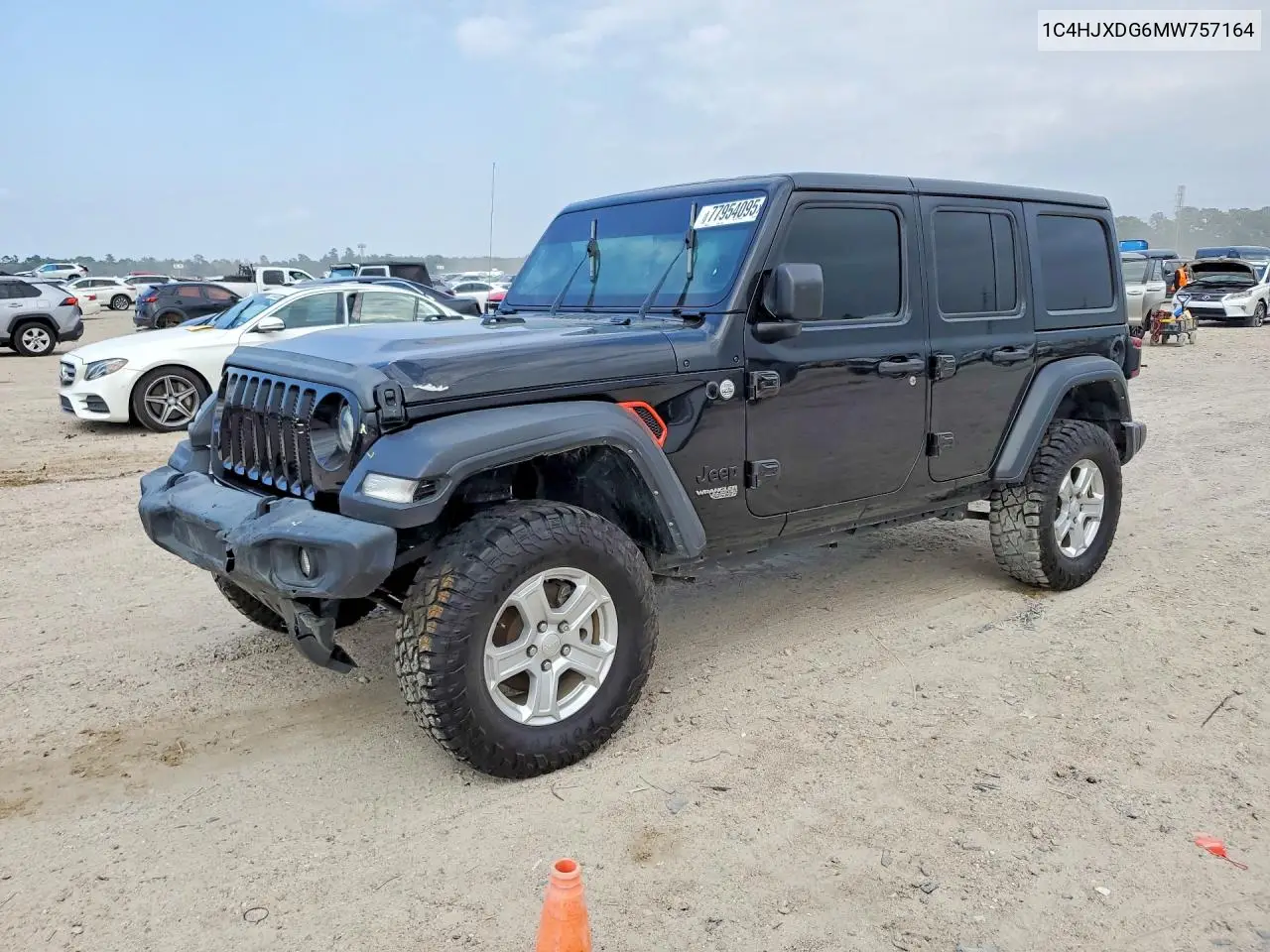 1C4HJXDG6MW757164 2021 Jeep Wrangler Unlimited Sport