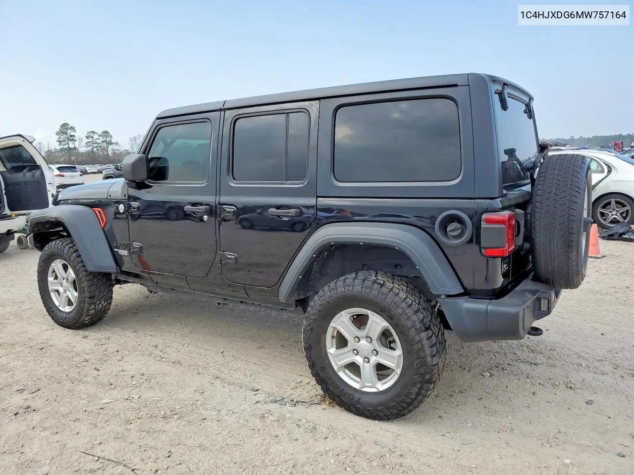 1C4HJXDG6MW757164 2021 Jeep Wrangler Unlimited Sport