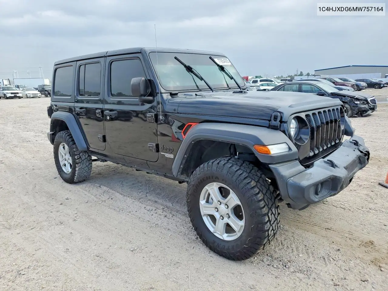 1C4HJXDG6MW757164 2021 Jeep Wrangler Unlimited Sport