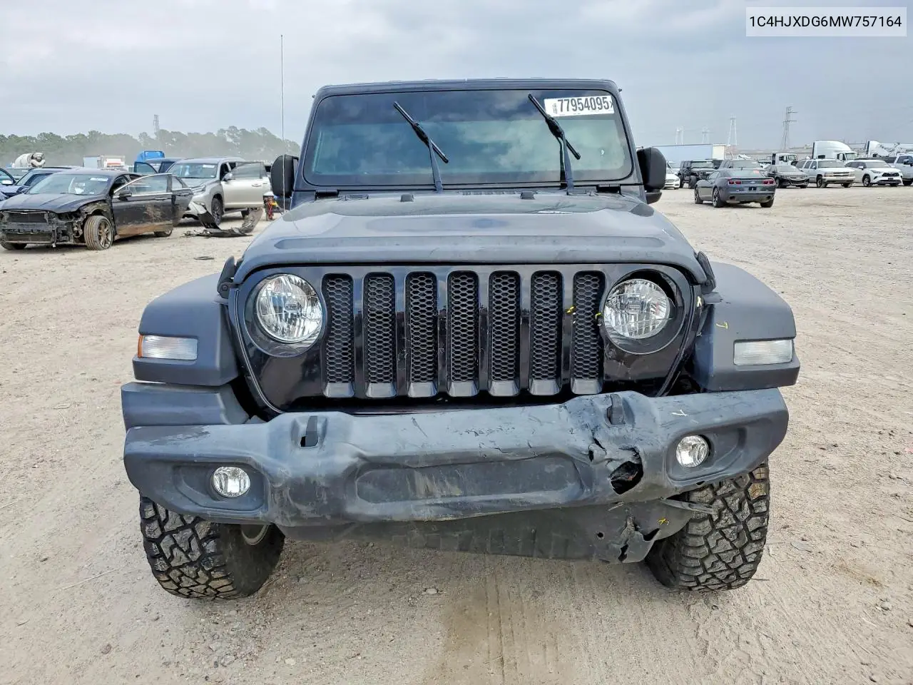 1C4HJXDG6MW757164 2021 Jeep Wrangler Unlimited Sport