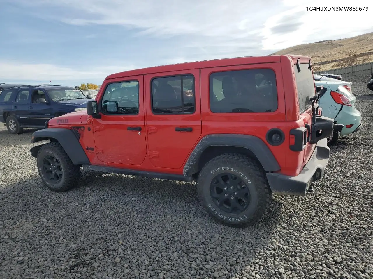 1C4HJXDN3MW859679 2021 Jeep Wrangler Unlimited Sport