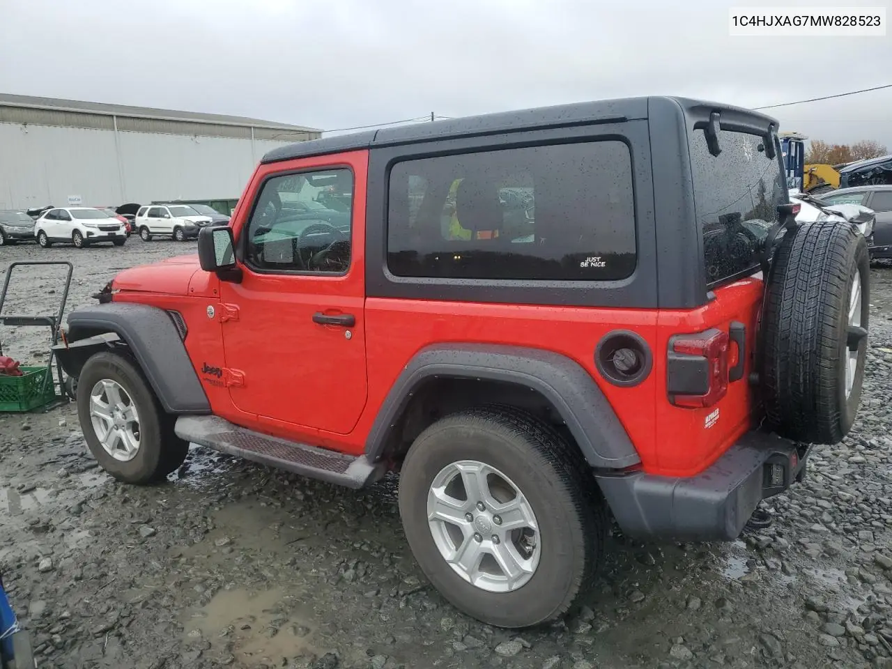 1C4HJXAG7MW828523 2021 Jeep Wrangler Sport