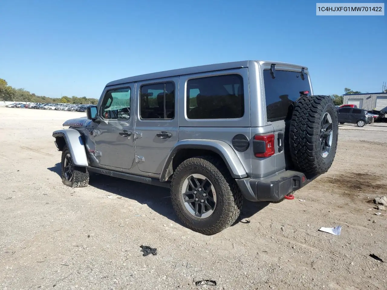1C4HJXFG1MW701422 2021 Jeep Wrangler Unlimited Rubicon
