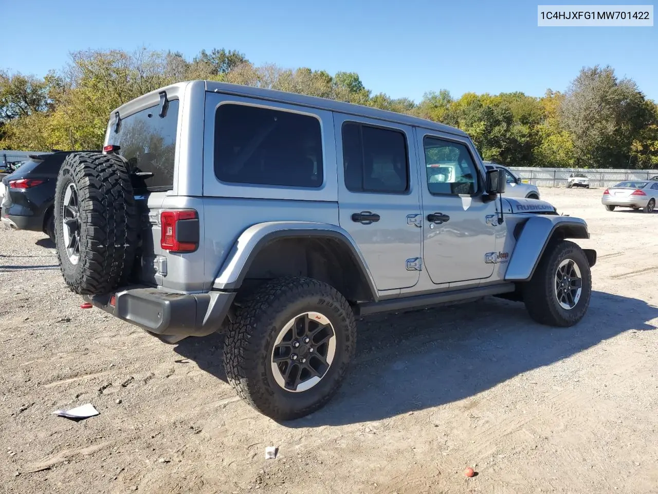 1C4HJXFG1MW701422 2021 Jeep Wrangler Unlimited Rubicon