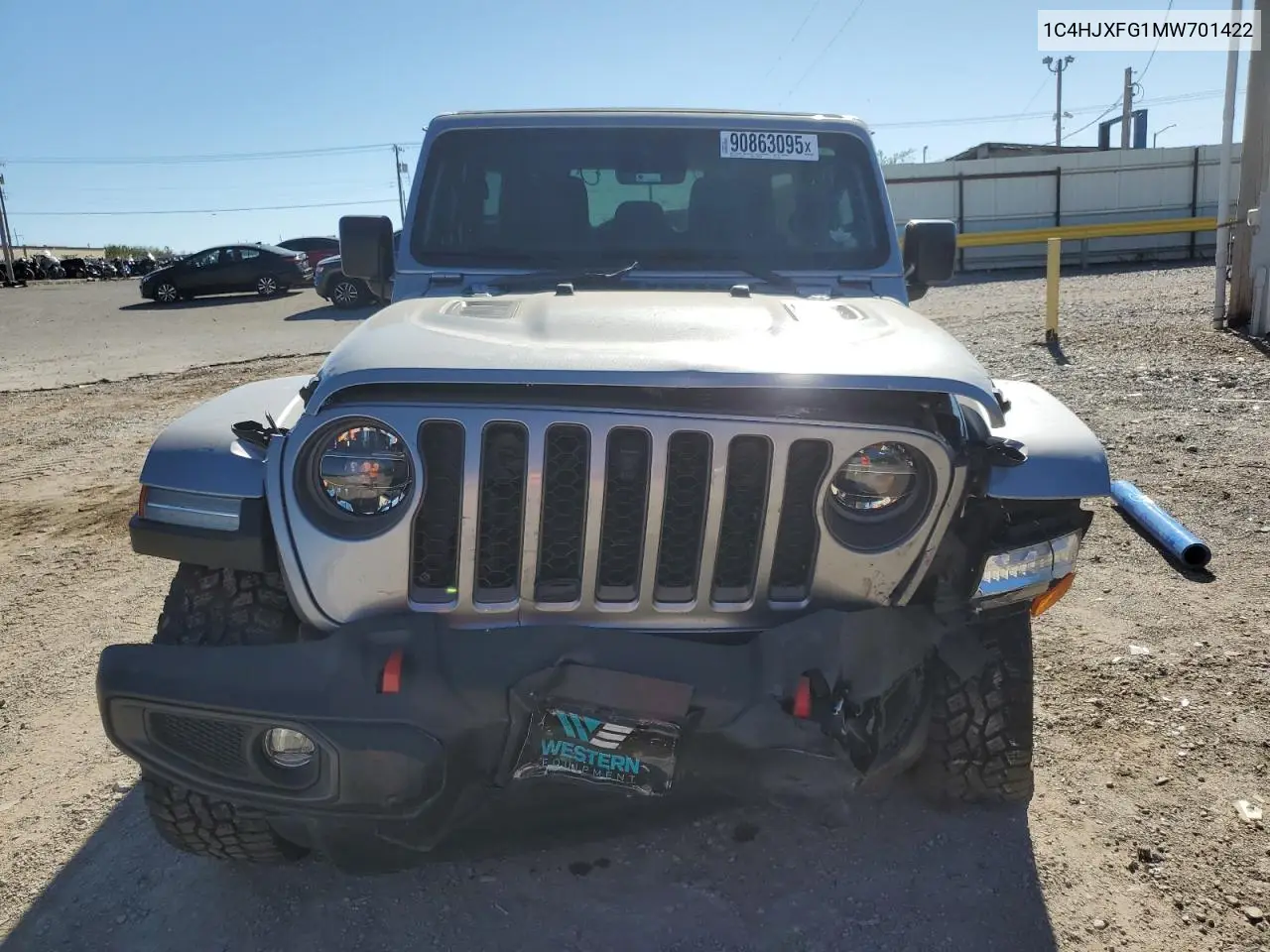1C4HJXFG1MW701422 2021 Jeep Wrangler Unlimited Rubicon