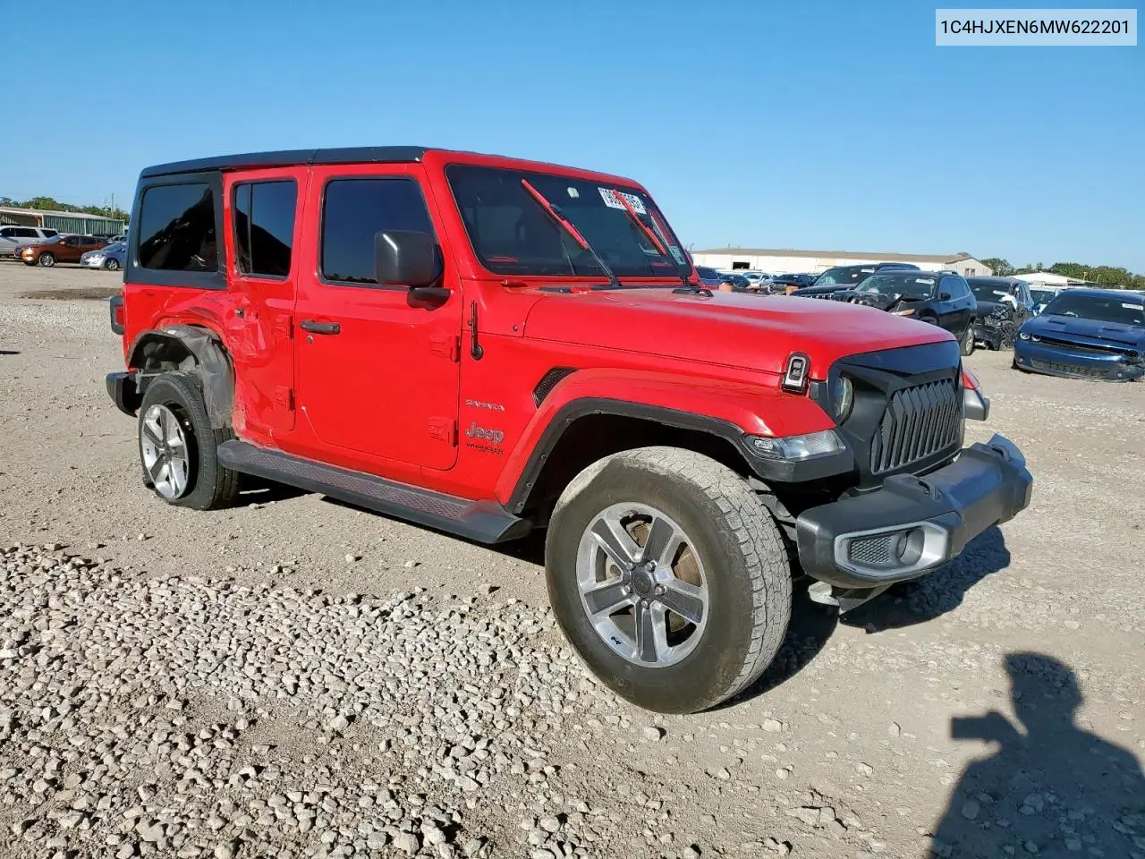 1C4HJXEN6MW622201 2021 Jeep Wrangler Unlimited Sahara