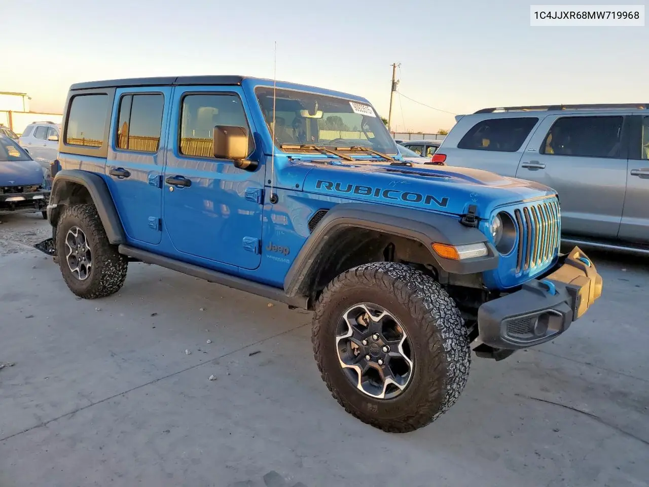 1C4JJXR68MW719968 2021 Jeep Wrangler Unlimited Rubicon 4Xe