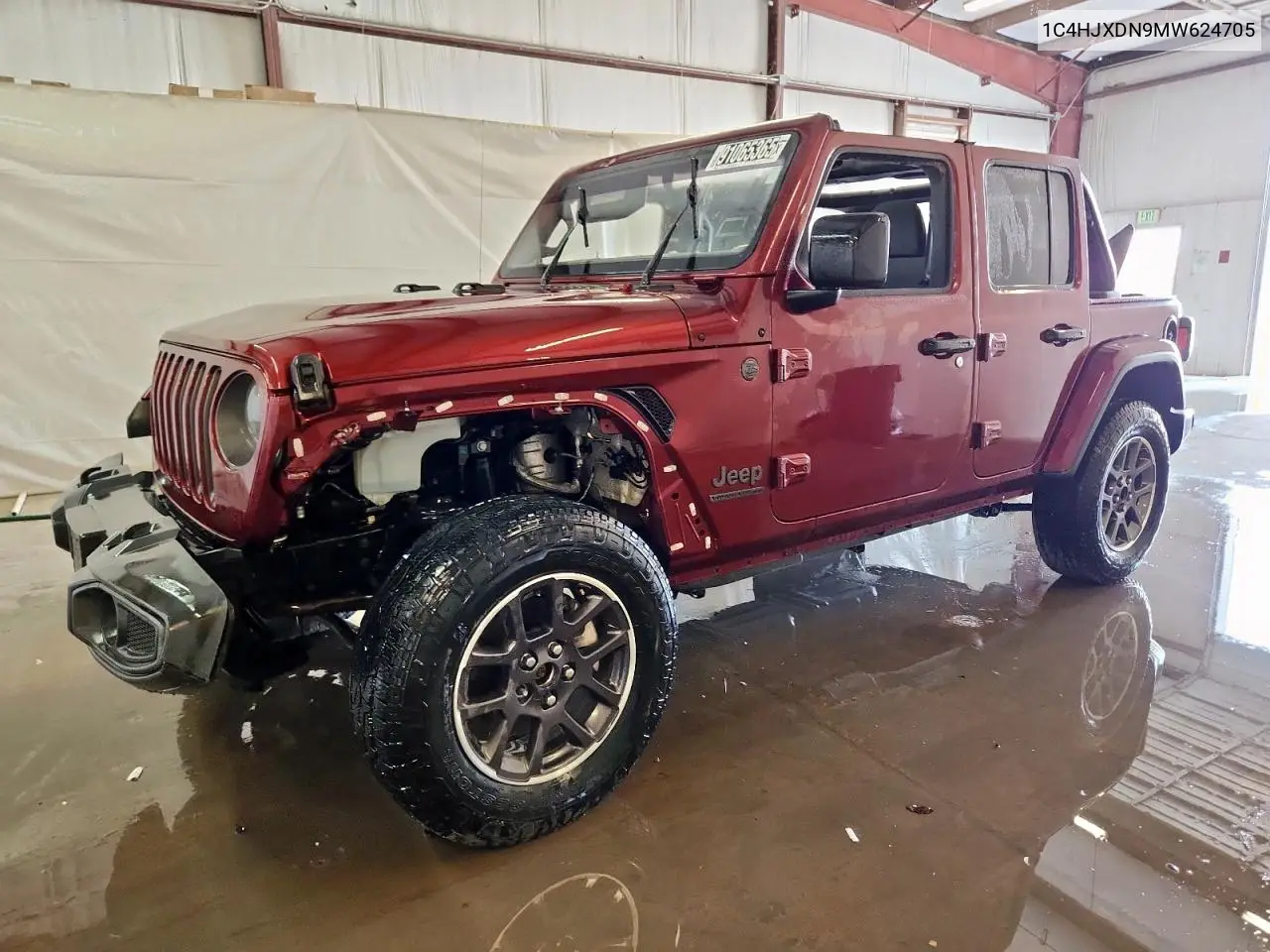 1C4HJXDN9MW624705 2021 Jeep Wrangler Unlimited Sport
