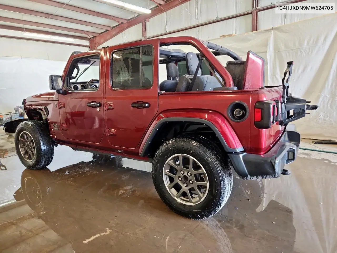 1C4HJXDN9MW624705 2021 Jeep Wrangler Unlimited Sport