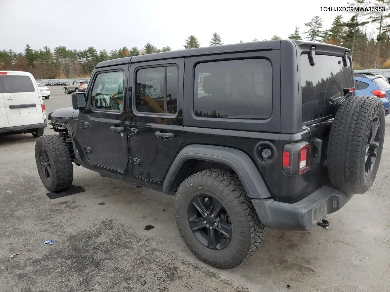 1C4HJXDG9MW636953 2021 Jeep Wrangler Unlimited Sport