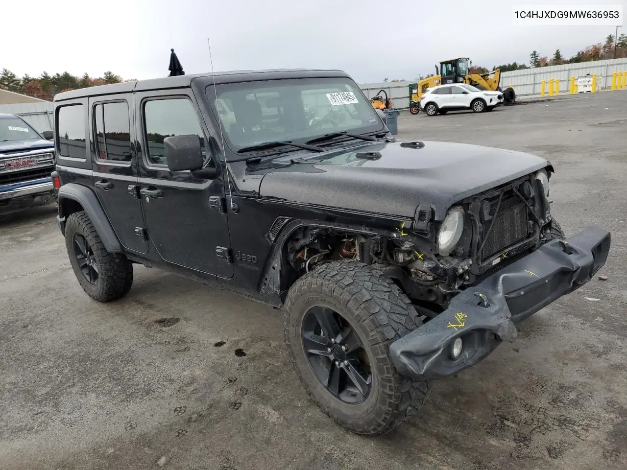 1C4HJXDG9MW636953 2021 Jeep Wrangler Unlimited Sport