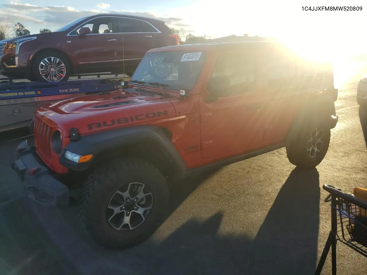 1C4JJXFM8MW520809 2021 Jeep Wrangler Unlimited Rubicon