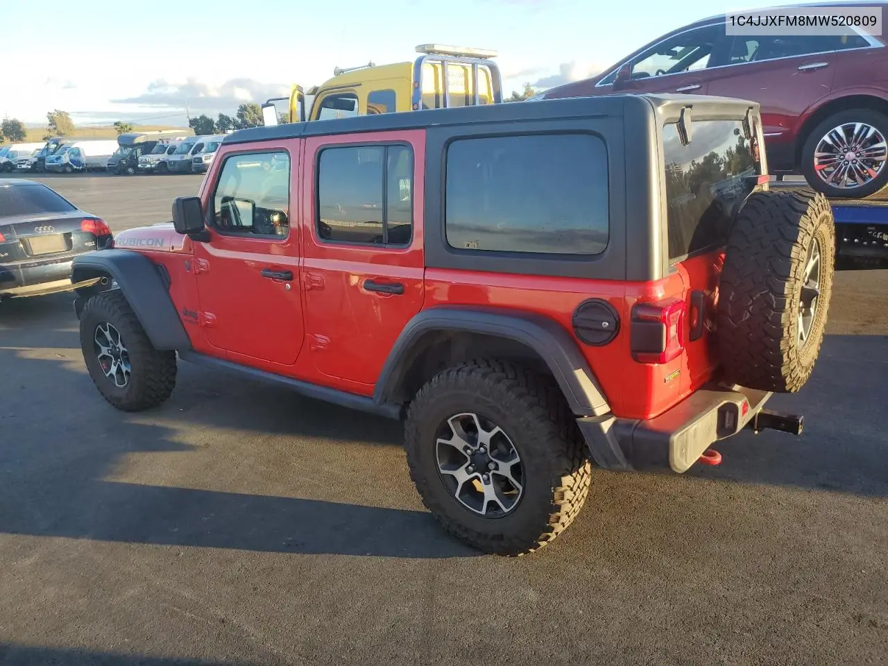 1C4JJXFM8MW520809 2021 Jeep Wrangler Unlimited Rubicon