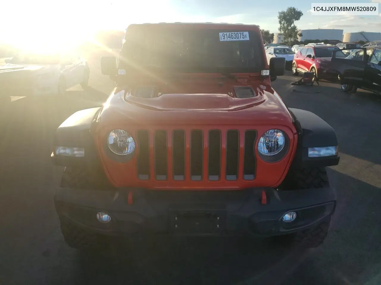 1C4JJXFM8MW520809 2021 Jeep Wrangler Unlimited Rubicon