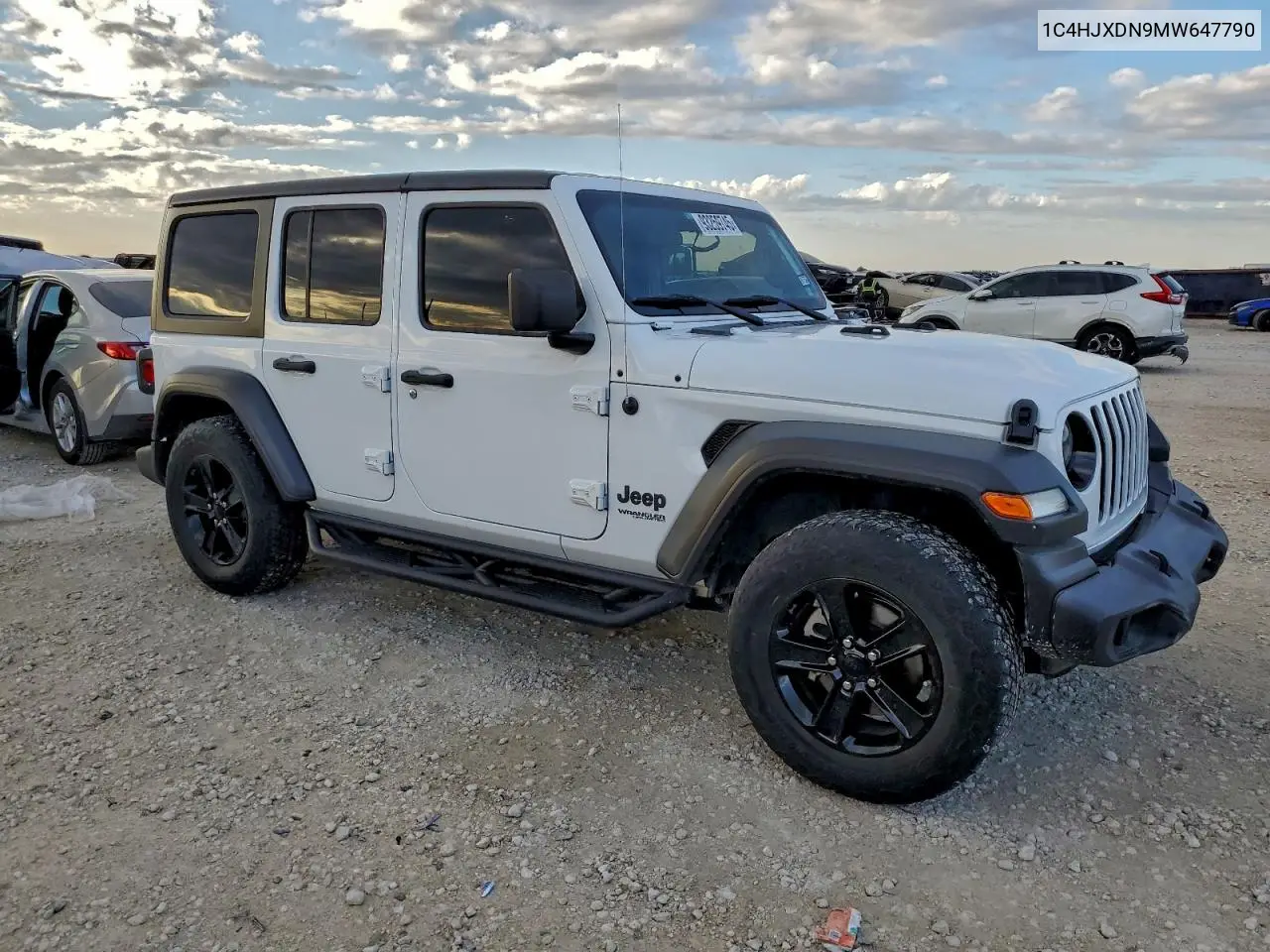 1C4HJXDN9MW647790 2021 Jeep Wrangler Unlimited Sport