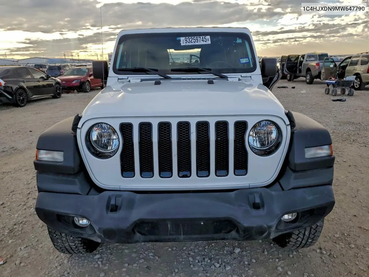 1C4HJXDN9MW647790 2021 Jeep Wrangler Unlimited Sport