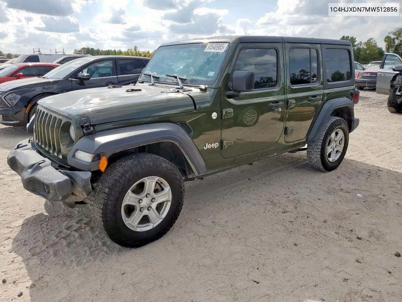 1C4HJXDN7MW512856 2021 Jeep Wrangler Unlimited Sport