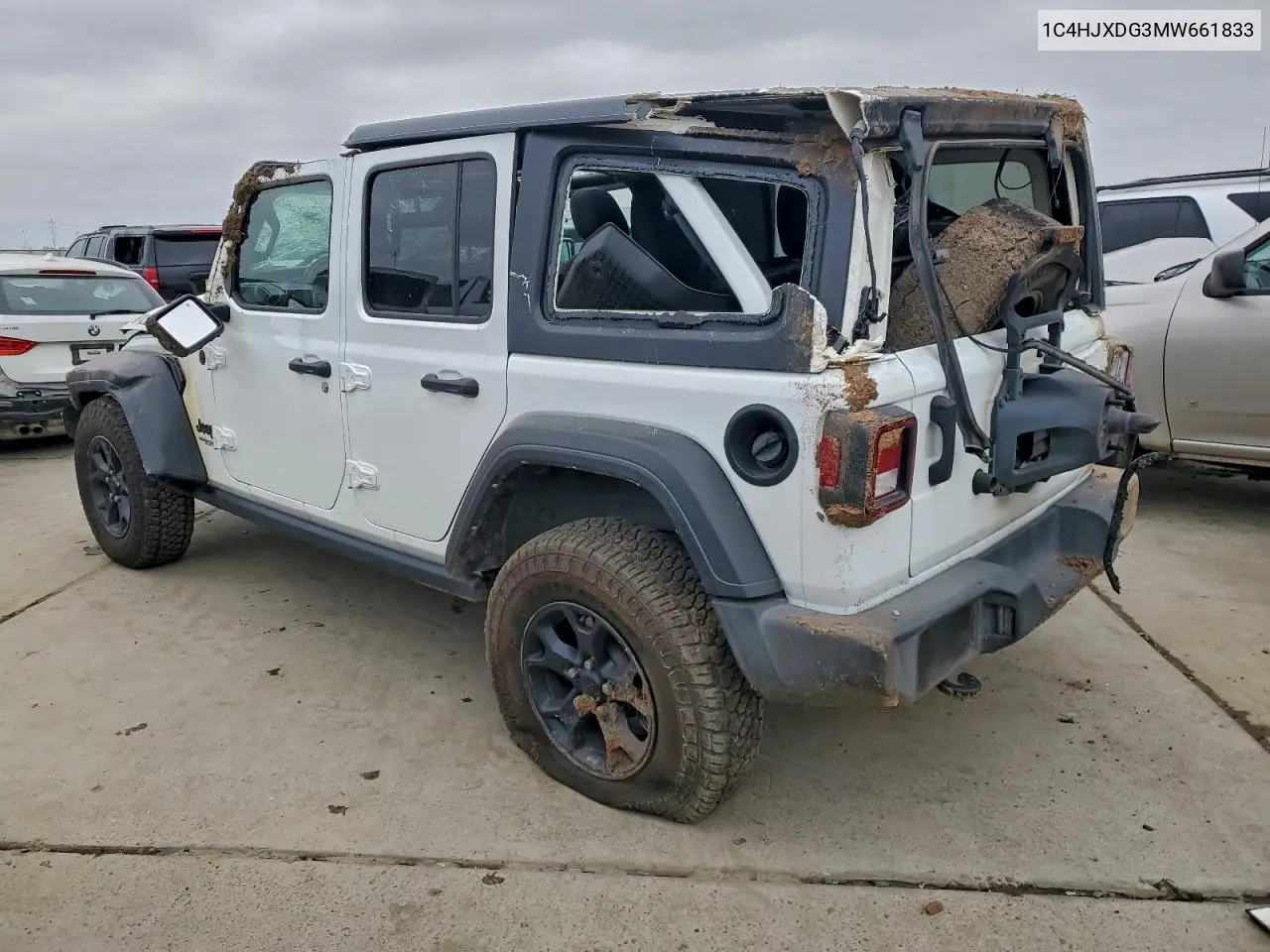 1C4HJXDG3MW661833 2021 Jeep Wrangler Unlimited Sport