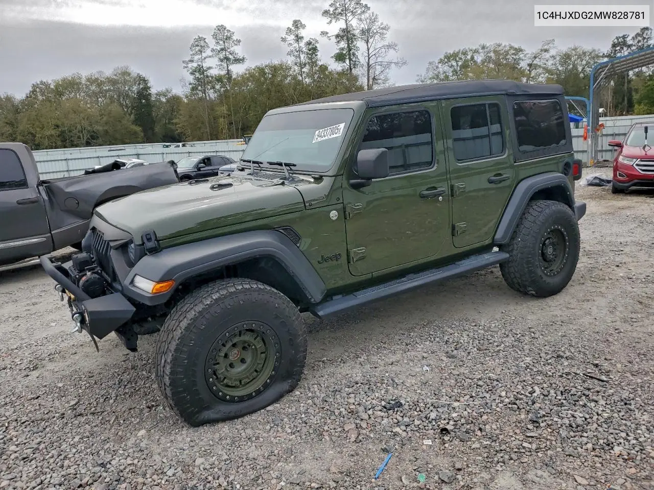 1C4HJXDG2MW828781 2021 Jeep Wrangler Unlimited Sport