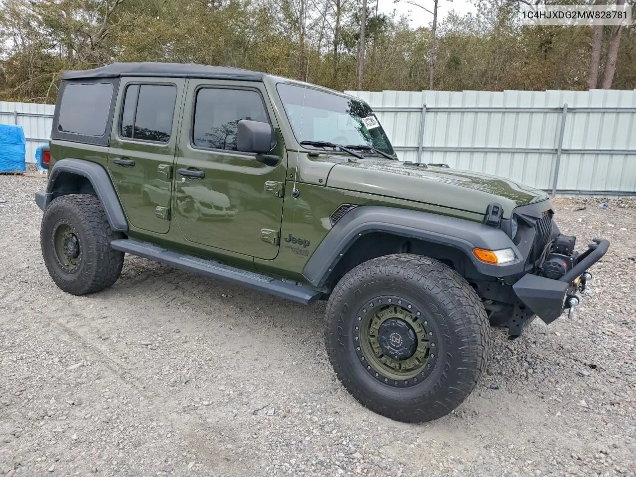 1C4HJXDG2MW828781 2021 Jeep Wrangler Unlimited Sport
