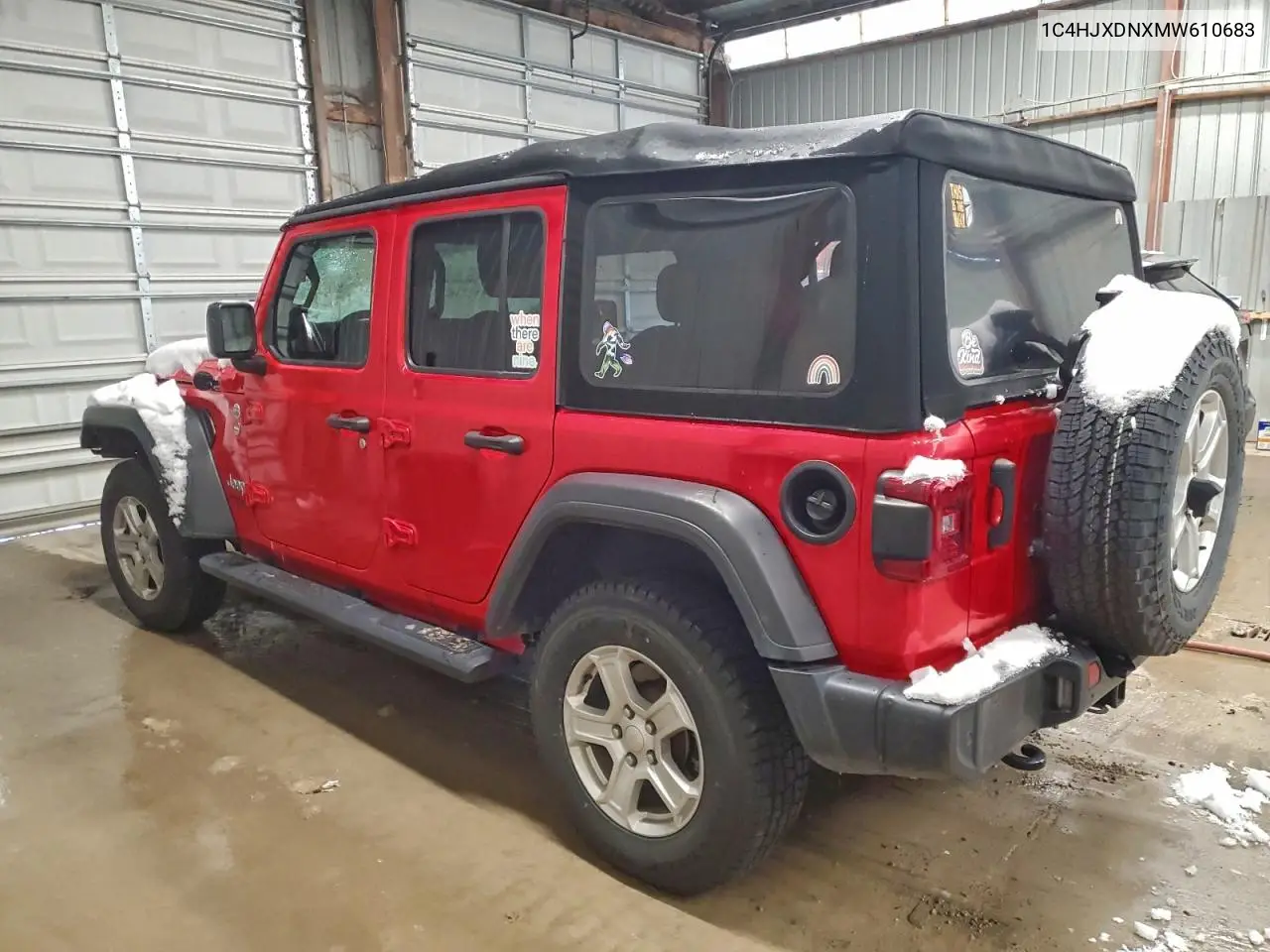 1C4HJXDNXMW610683 2021 Jeep Wrangler Unlimited Sport