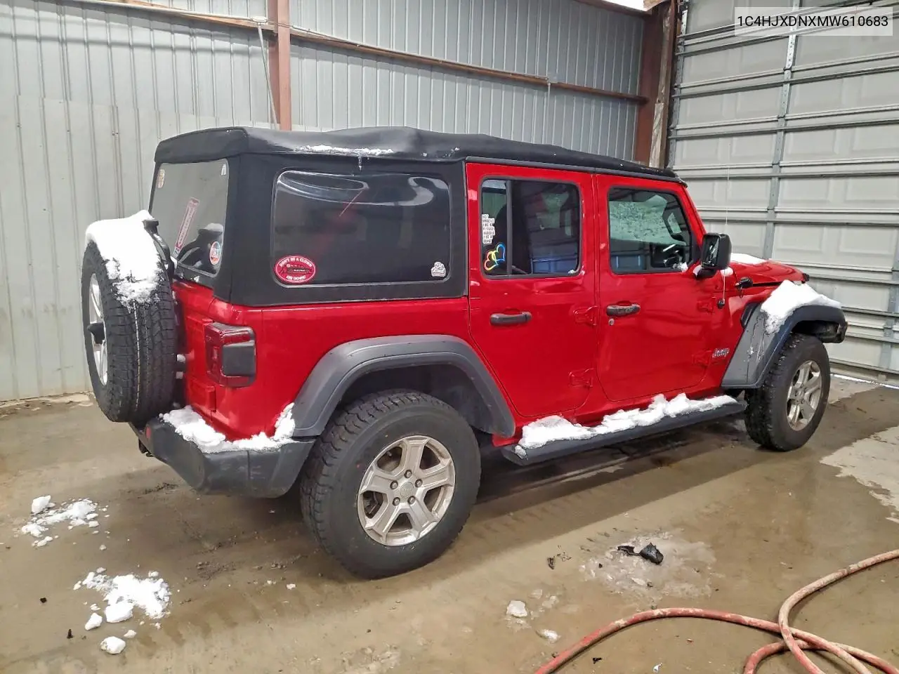 1C4HJXDNXMW610683 2021 Jeep Wrangler Unlimited Sport