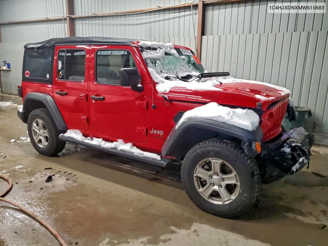 1C4HJXDNXMW610683 2021 Jeep Wrangler Unlimited Sport
