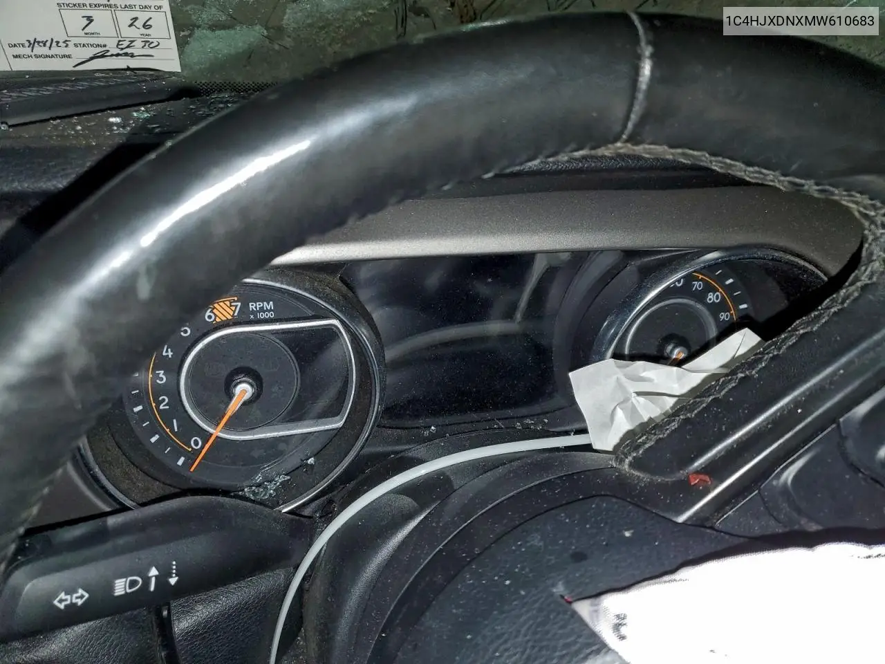 1C4HJXDNXMW610683 2021 Jeep Wrangler Unlimited Sport