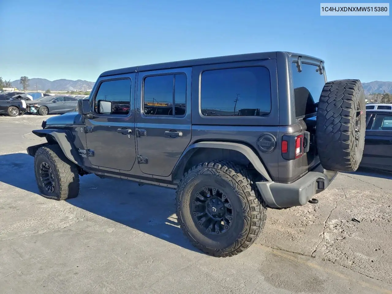 1C4HJXDNXMW515380 2021 Jeep Wrangler Unlimited Sport