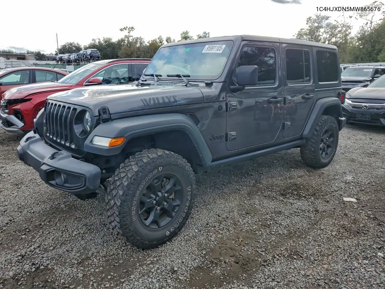 1C4HJXDN5MW865676 2021 Jeep Wrangler Unlimited Sport