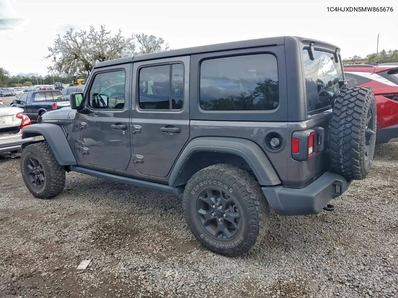 1C4HJXDN5MW865676 2021 Jeep Wrangler Unlimited Sport