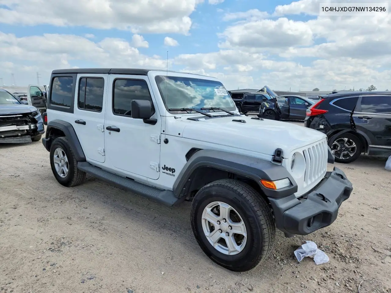 1C4HJXDG7NW134296 2022 Jeep Wrangler Unlimited Sport