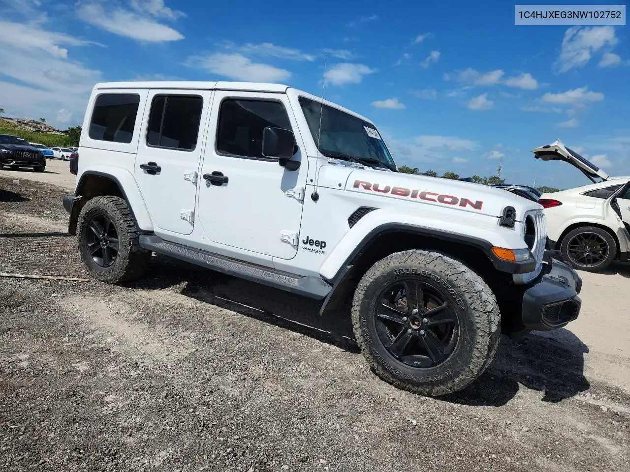 1C4HJXEG3NW102752 2022 Jeep Wrangler Unlimited Sahara