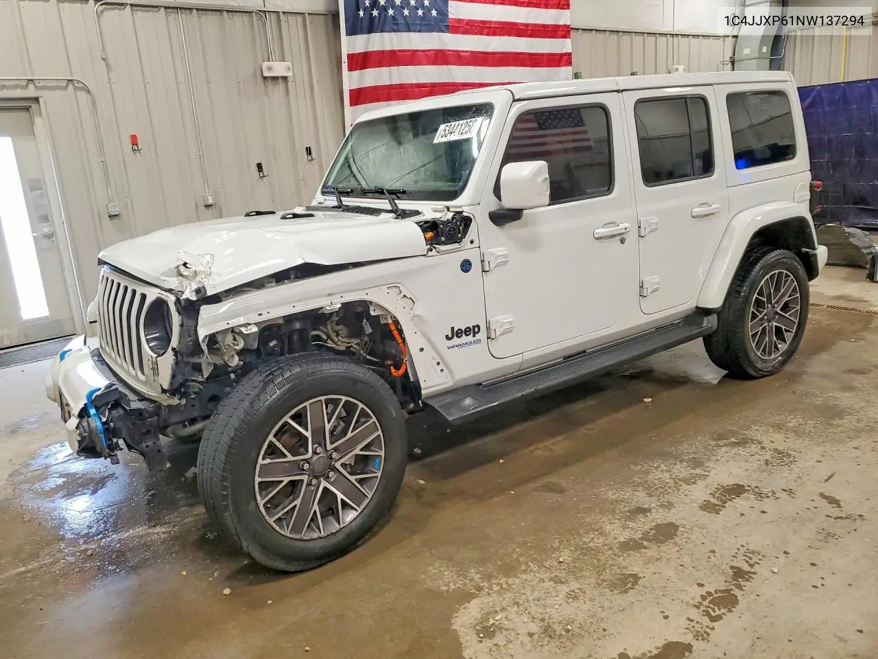 1C4JJXP61NW137294 2022 Jeep Wrangler Unlimited Sahara 4Xe
