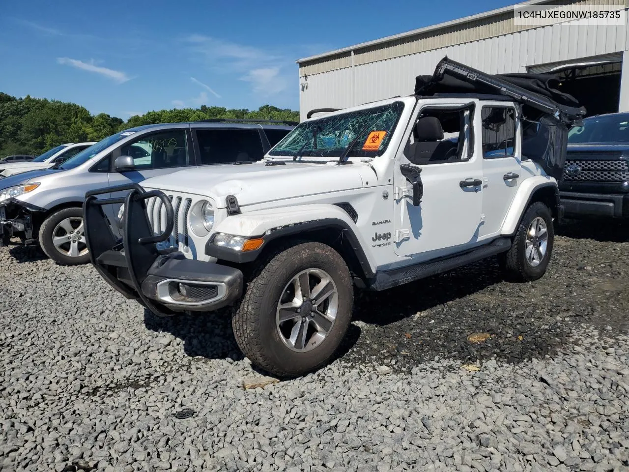 2022 Jeep Wrangler Unlimited Sahara VIN: 1C4HJXEG0NW185735 Lot: 60824804