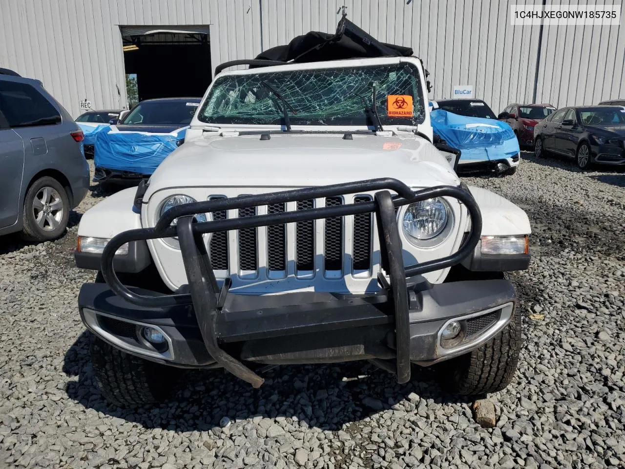 2022 Jeep Wrangler Unlimited Sahara VIN: 1C4HJXEG0NW185735 Lot: 60824804