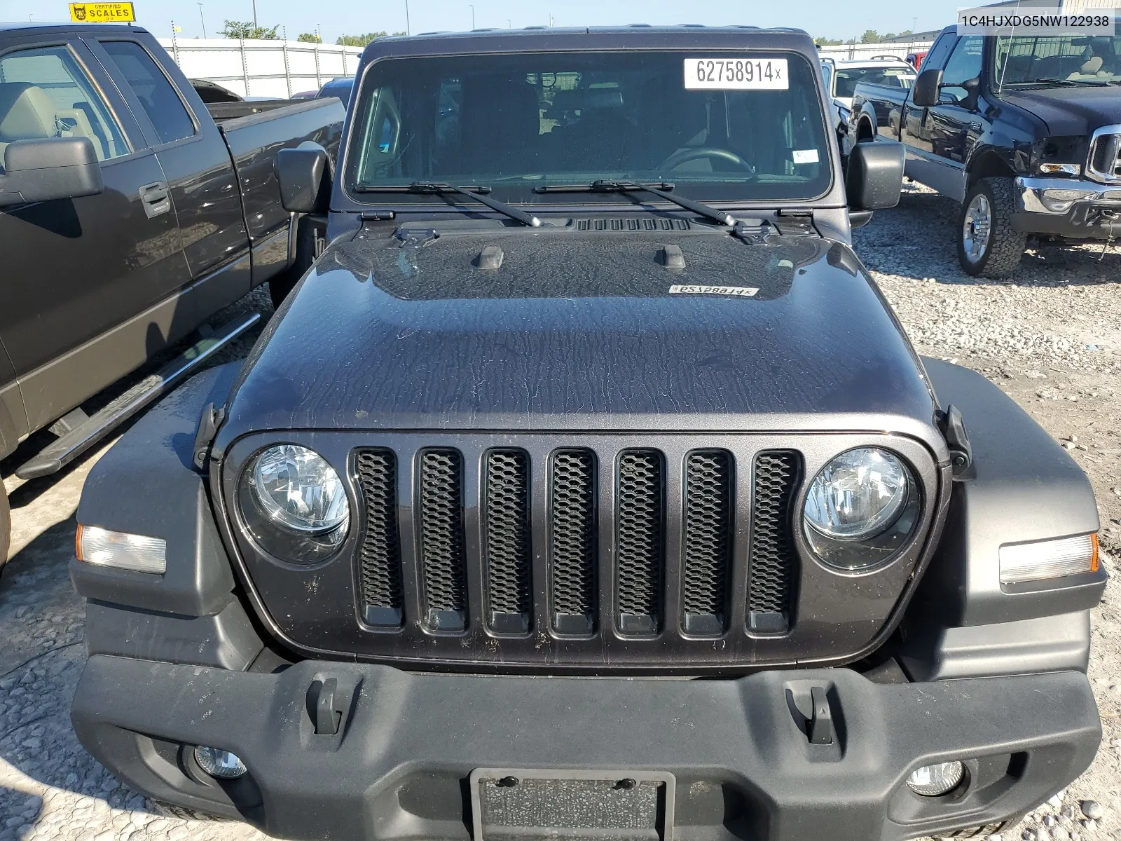 2022 Jeep Wrangler Unlimited Sport VIN: 1C4HJXDG5NW122938 Lot: 62758914