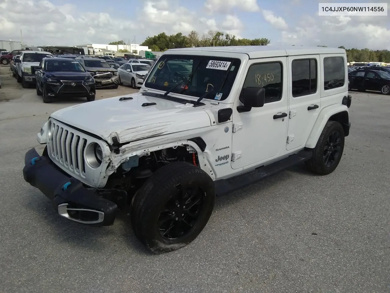 1C4JJXP60NW114556 2022 Jeep Wrangler Unlimited Sahara 4Xe